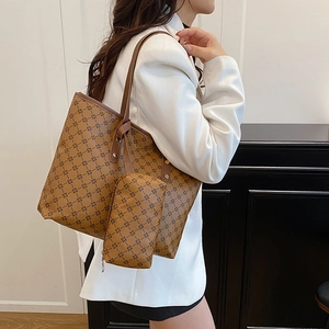 Borsa tote classica testa di moro con motivi geometrici per l'ufficio