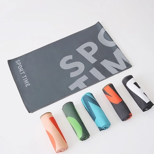 Mikrofaser Sporthandbuch Set doppelseitig schnelltrocknend mit Sport Time Aufdruck