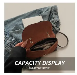 Interior view showing the large capacity for a smartphone and wireless headphones in a bag