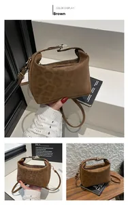 Detail of leopard print handbag showing metal zipper, adjustable strap, and embossed texture