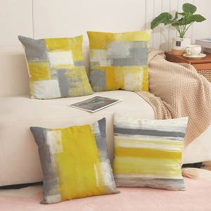 Modern Abstract Oil Painting Style Throw Pillow Cover Polyester Decorative Cushion Case For Sofa Living Room Home Decor