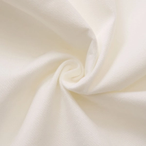 White short plush pillowcase with Persian carpet pattern and soft folded fabric texture