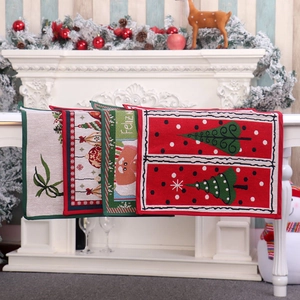 Tapis de sol tricoté en caoutchouc avec motifs de Noël pour la décoration de l'entrée