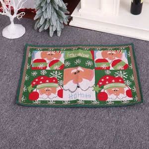 Weihnachts-Fußmatte mit Weihnachtsmann-Motiv und Feliz Navidad-Schriftzug