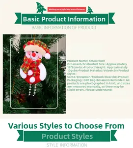 Detailed view of handmade snowman cloth pendant with flannel texture and plaid hat detail