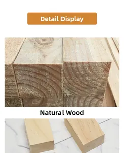 Detailed close-up of natural wood block showing organic grain texture and smooth finish