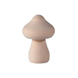 Mini Holz-Pilz-Set für kreative Bastelarbeiten und warme moderne Heimdekoration