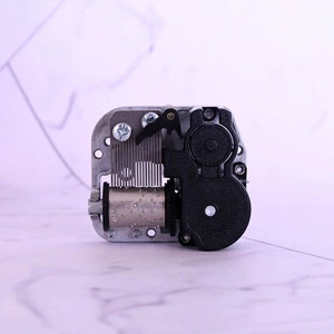 18 Note Mechanical Music Box Movement Alloy DIY Wind Up Musical Movement Parts For Handcrafted Gifts Home Decor Silver