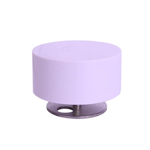Mechanical wind-up music box movement with a rotating central axis and sturdy round base