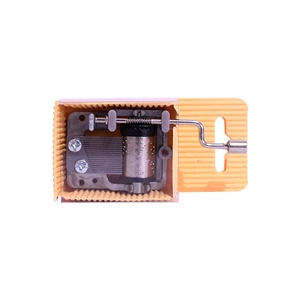Mini mécanisme de boîte à musique mécanique à 18 notes avec boîte de présentation