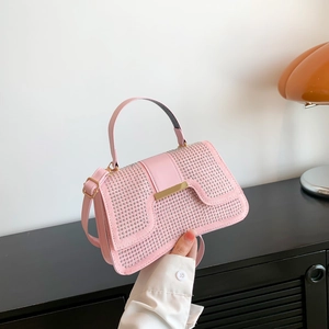 Mode Strass Kleine Quadratische Handtasche PU Leder Handtasche Umhängetasche Abendparty Für Frauen