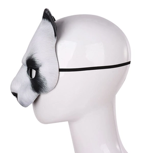 3D realistic panda animal mask made of thick EVA for Halloween party costume prop