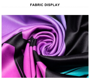 Detail of breathable polyester mesh fabric for Halloween Harley Quinn cosplay cape