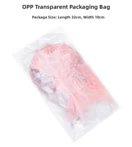 Pink dream catcher in OPP packaging bag, item size 32x18cm with pearls and feathers