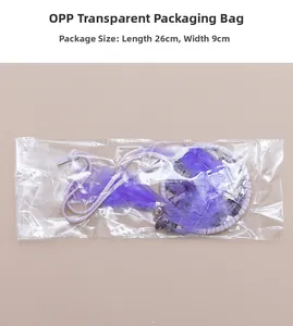 Detail of purple dreamcatcher car pendant in 26x9cm OPP transparent plastic packaging