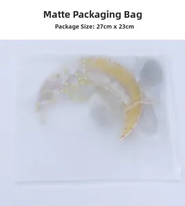 Frosted zipper bag with dimensions 27cm by 23cm containing a golden moon pendant