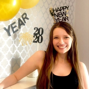 Black glitter HAPPY NEW YEAR headband for party celebrations and holiday decorations