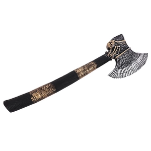 Cosplay Prop Battle Axe PU Foam Soft Safe Halloween Costume Accessory Ancient Egyptian Viking Style Performance Toy