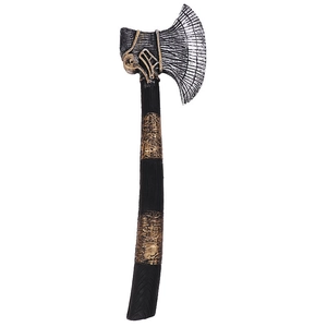Ancient Egyptian style PU foam battle axe prop for Halloween cosplay and costume parties