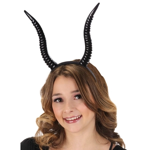 Halloween Devil Horns Headband Gothic Antelope Sheep Horns Hair Hoop For Cosplay Costume Party Photography Props For Women