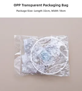 Atrapasueños gótico de ágata en bolsa OPP transparente, mide 32 cm por 18 cm