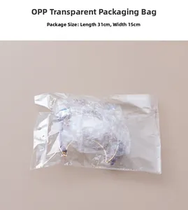Détail du sac d'emballage OPP 15x31cm utilisé pour le capteur de soleil en cristal