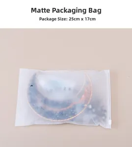 Sacchetto smerigliato con cerniera per decorazioni da parete da 25cm x 17cm
