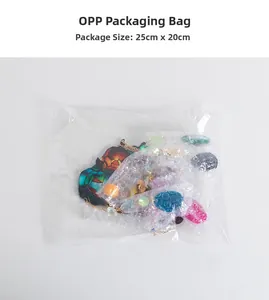 Standard OPP bag packaging for Halloween hanging ornaments measuring 25cm by 20cm