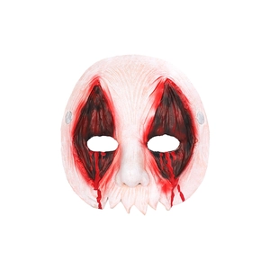 Masque de zombie réaliste en latex avec taches de sang pour fête d'Halloween
