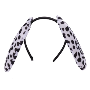 3-piece pug dog ears headband set for Halloween cosplay and animal party costume