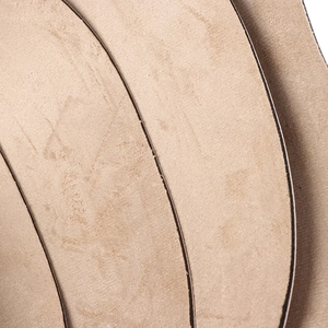 Macro shot showing layered texture and thickness of vintage medieval viking armor coasters
