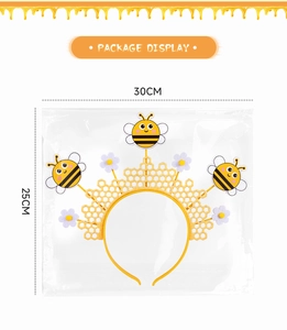 Affichage de l'emballage du serre-tête abeille de Pâques avec dimensions 30x25cm