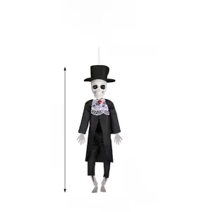 Halloween Skelett Bräutigam Deko mit Maßen 30cm Höhe und 38g Gewicht Produktdetails