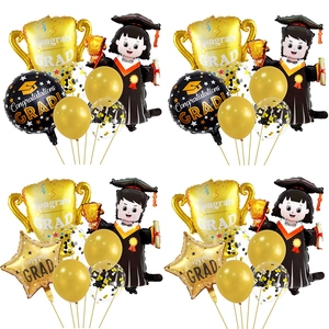 Palloncini Decorativi per Festa di Laurea Trofeo Studente Dottorato Palloncino in Alluminio Celebrazione Classe Ornamento