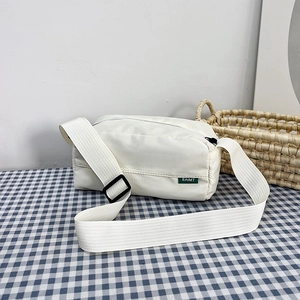 Borsa a Spalla da Donna in Nylon a Cuscino Minimalista Leggera a Tracolla Con Tracolla Regolabile Street Trendy Casual
