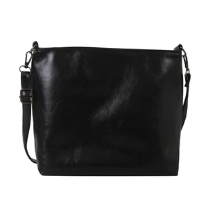 Grand sac à main en cuir souple noir pour femme, sac fourre-tout chic pour le travail quotidien