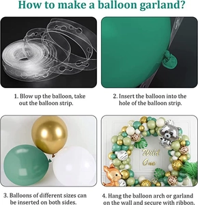 Guide étape par étape pour assembler l'arche de ballons animaux de la forêt et raton laveur