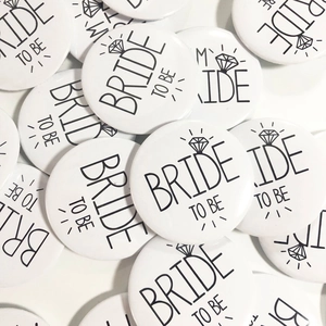 Distintivo Addio al Nubilato in Banda Stagnata Decorazione Matrimonio Bride To Be Team Bride Per Bridal Shower Matrimonio Accessori