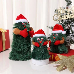 Elektrisches Musikalisches Rotierendes Weihnachtsbaum Plüschtier Animierte Tanzende Singende Baum Puppe Für Weihnachtsfeier Deko Kinder Geschenk