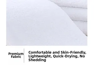Close-up of soft skin-friendly quick-dry fabric showing fine texture and non-shedding quality