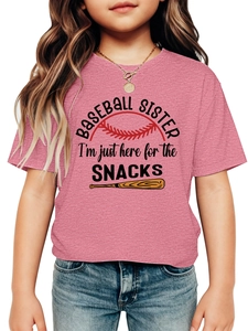 Detail of soft pink cotton blend fabric and high-quality printed sports slogans on kid's t-shirt