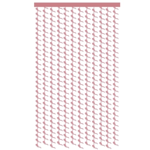 Pink beaded fringe curtain for bachelorette party and bridal shower background