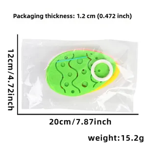 Easter DIY felt egg ornament kit with dimensions 20x12x1.2cm and 15.2g weight details