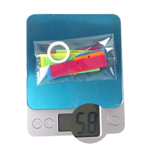 DIY fluorescent felt party kit weighing 5.8g including colorful strips and accessories