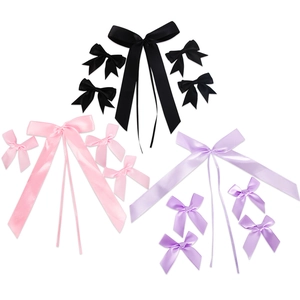 Decorazioni per Feste con Fiocco in Poliestere per Matrimonio Compleanno Fiocco in Raso Fatto a Mano Ornamento Appeso Accessori Fai da Te