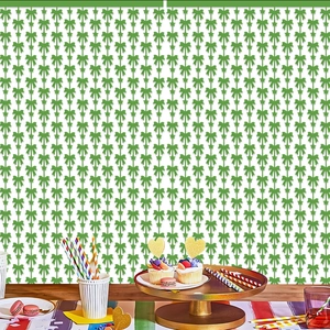 Tenda a frange con fiocchi e stelle verde neon per decorazioni di sfondo per feste