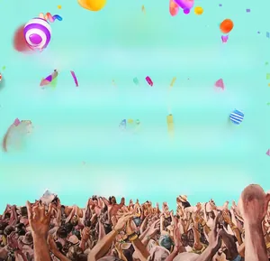 Detail view of 3m PET party rain curtain specifications for stage backdrop decoration