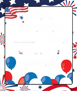 Detailed size and material specs for Independence Day star necklace with felt pendant