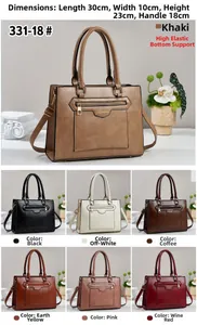 Detailed dimension guide for stone-patterned tote bag showing 30x10x23cm measurements