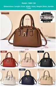 Detailed view showing large tote bag interior structure and multiple color options